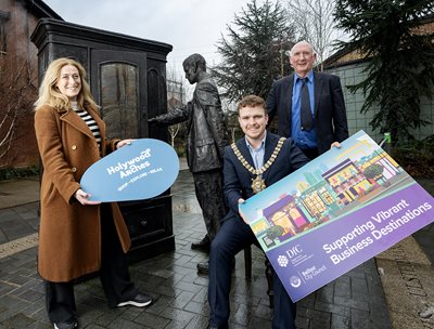 Lord Mayor supports Holywood Arches through Supporting Vibrant Business Destinations initiative